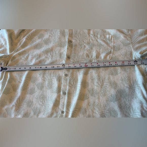 NAT NAST Men’s Silk and Cotton Short Sleeve Button Down Shirt Light Green XXL - Picture 5 of 10